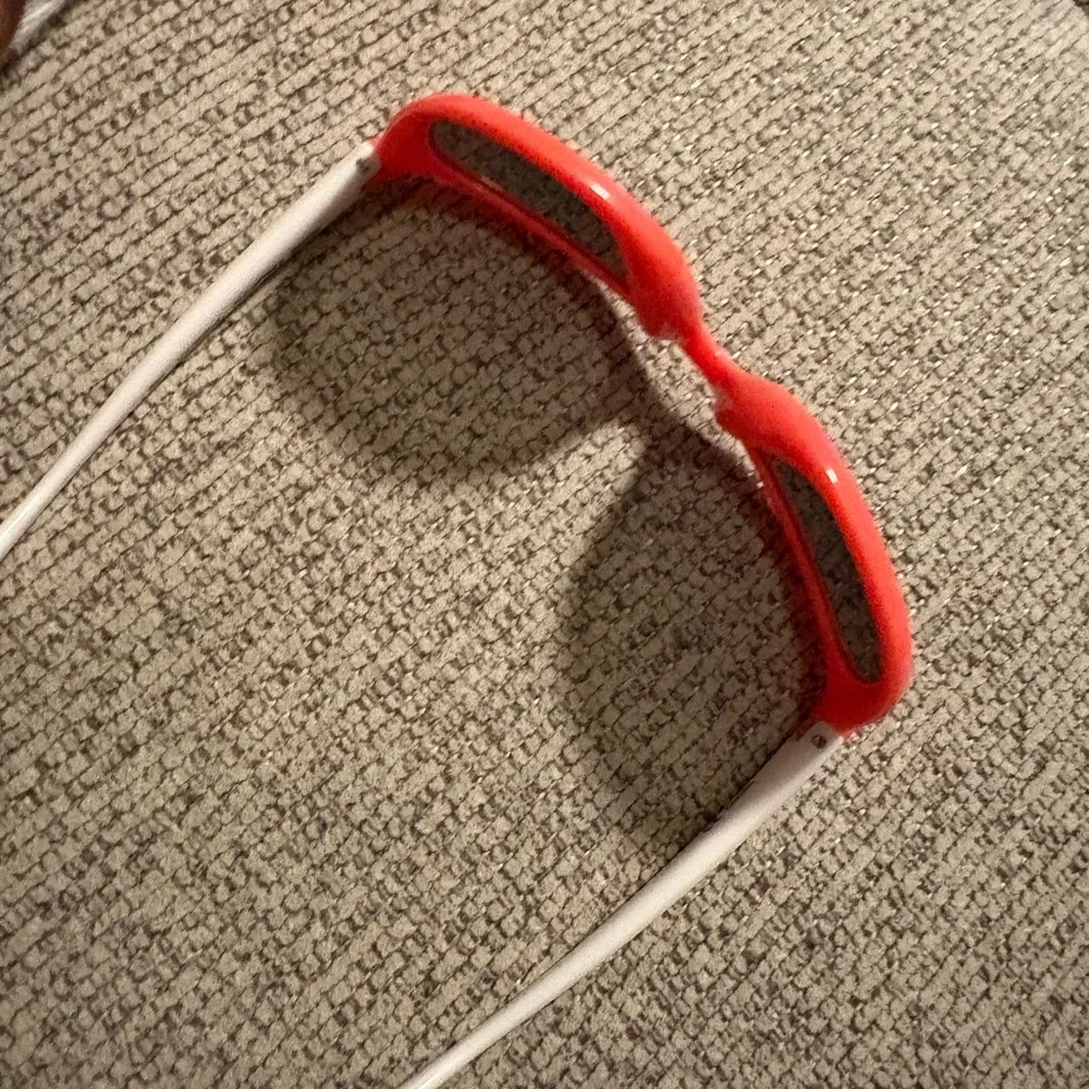 Nike Red and White Sunglasses